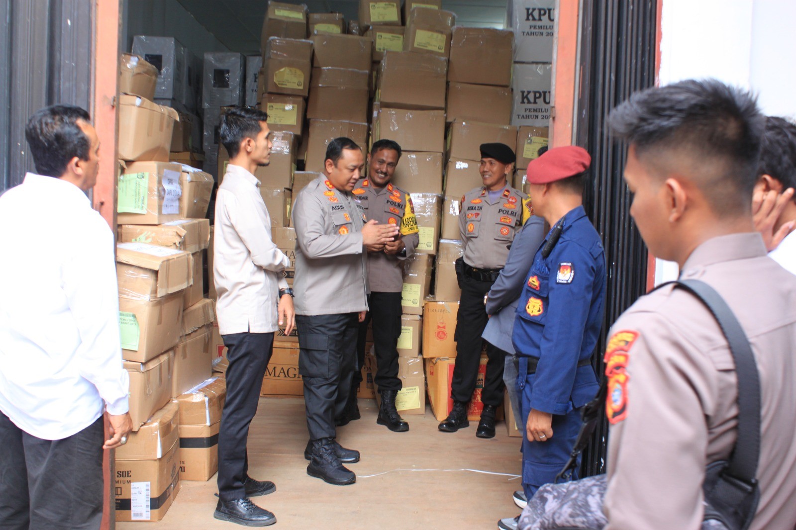 Kunjungan Kapolres Abdya AKBP AGUSTIAN 